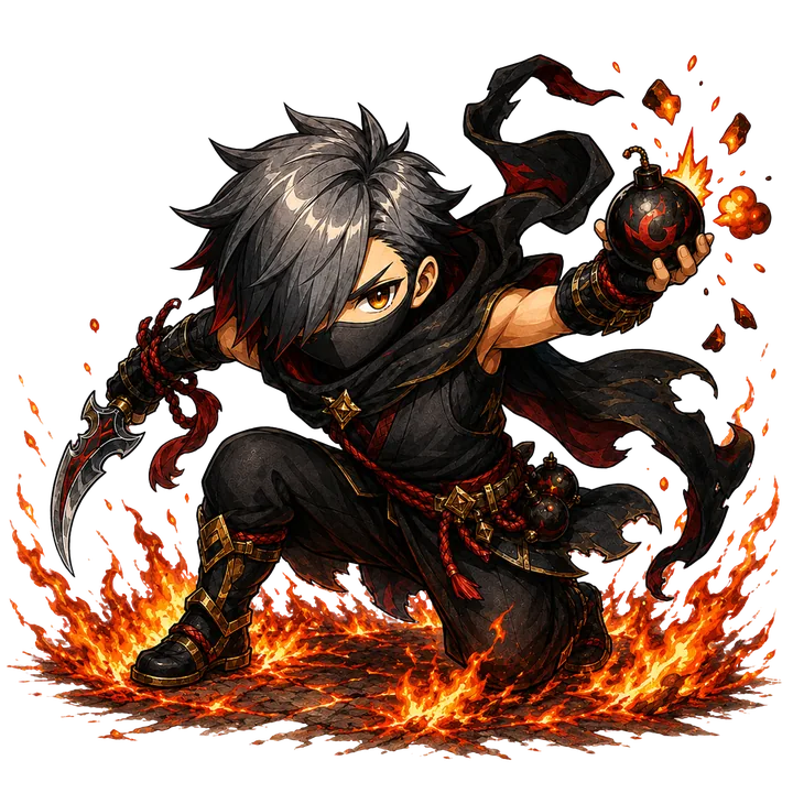 爆炎アサシン アイコン