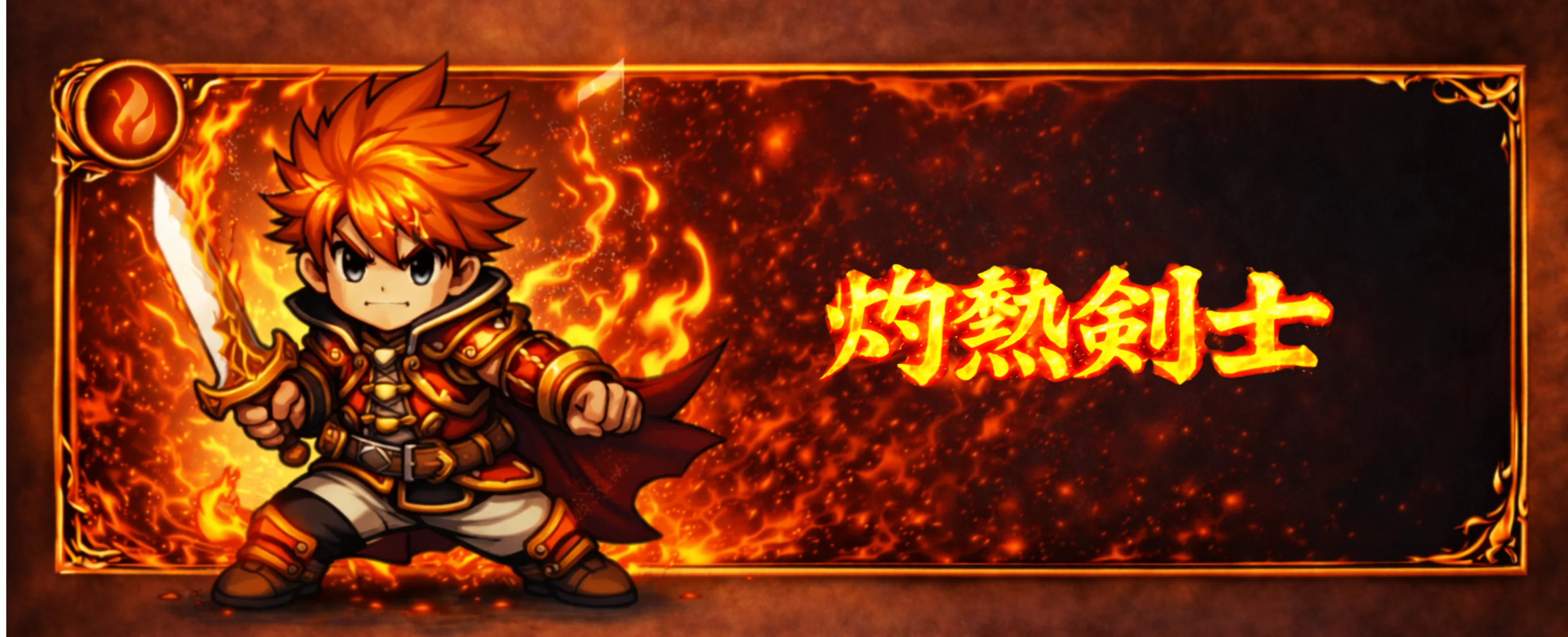 灼熱剣士 バナー