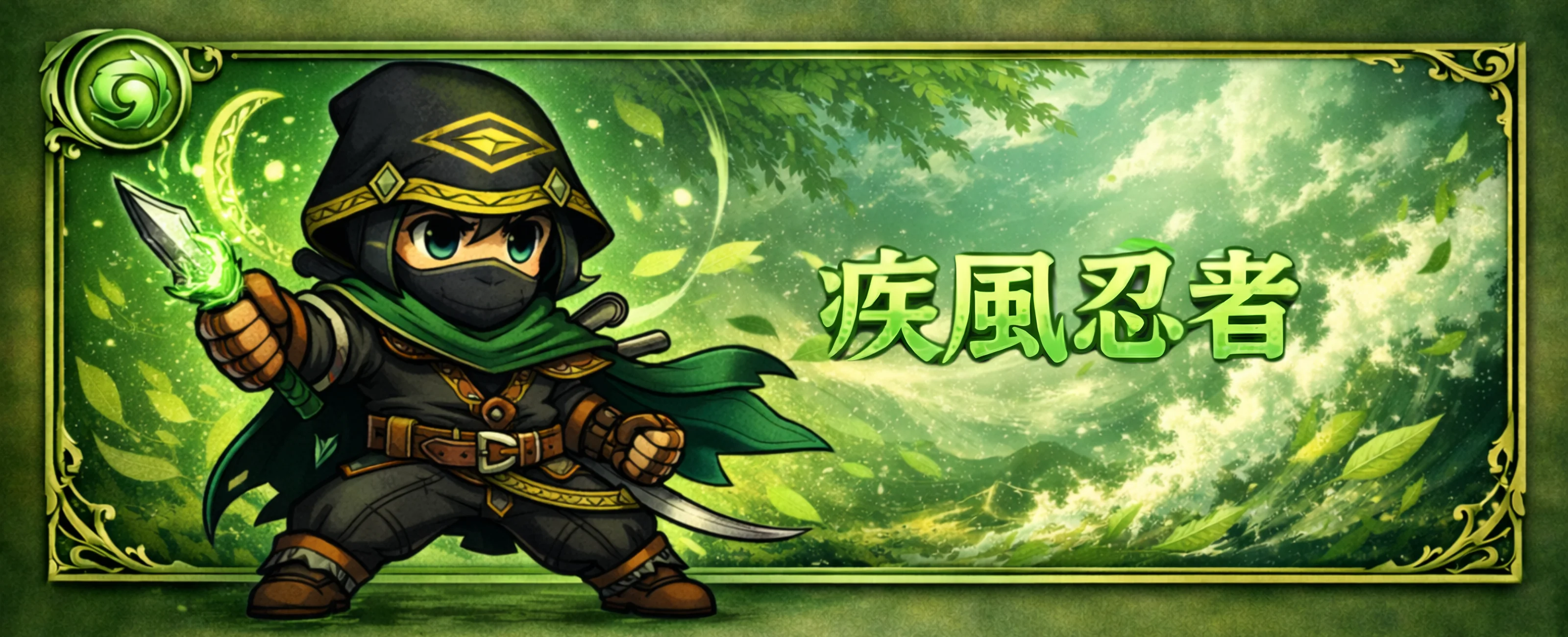 疾風忍者 バナー