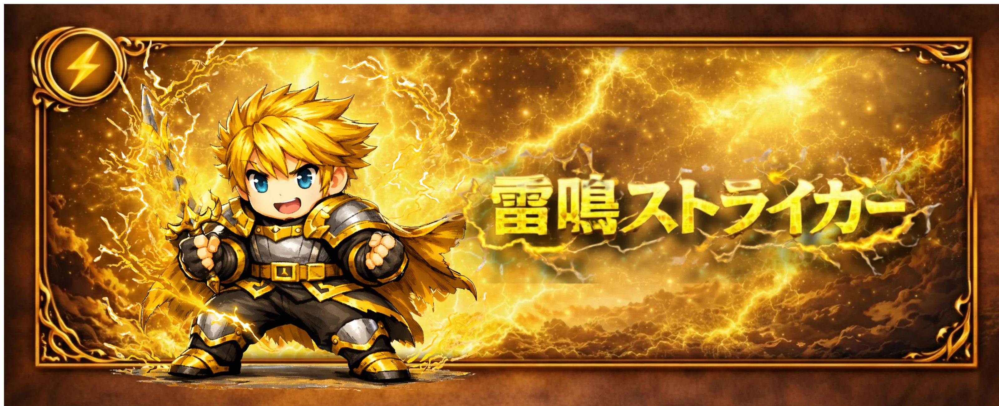 雷鳴ストライカー バナー