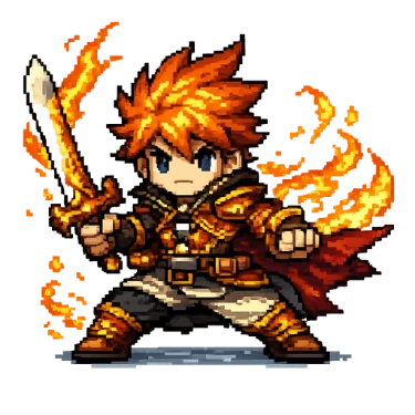 灼熱剣士 立ち絵