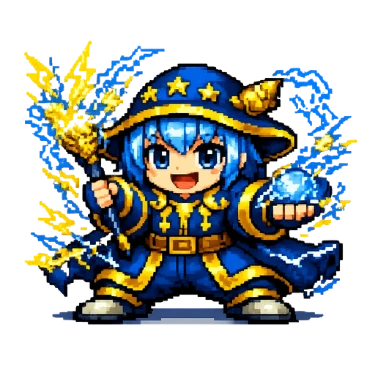 轟雷マジシャン 立ち絵