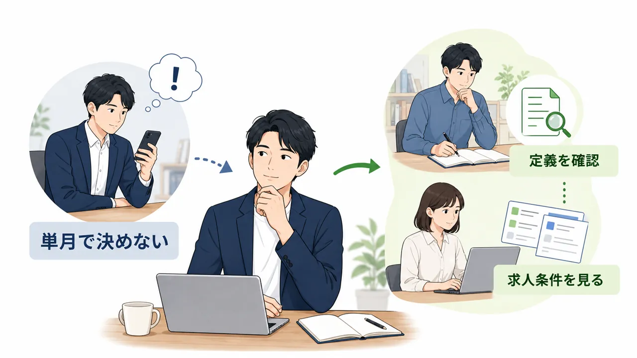 単月のニュースだけで決める場合と複数情報を確認する場合の違い